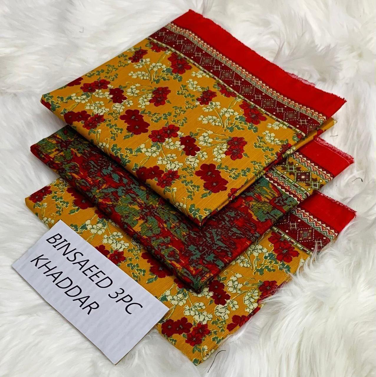 Printed 3pc Khaddar Collection