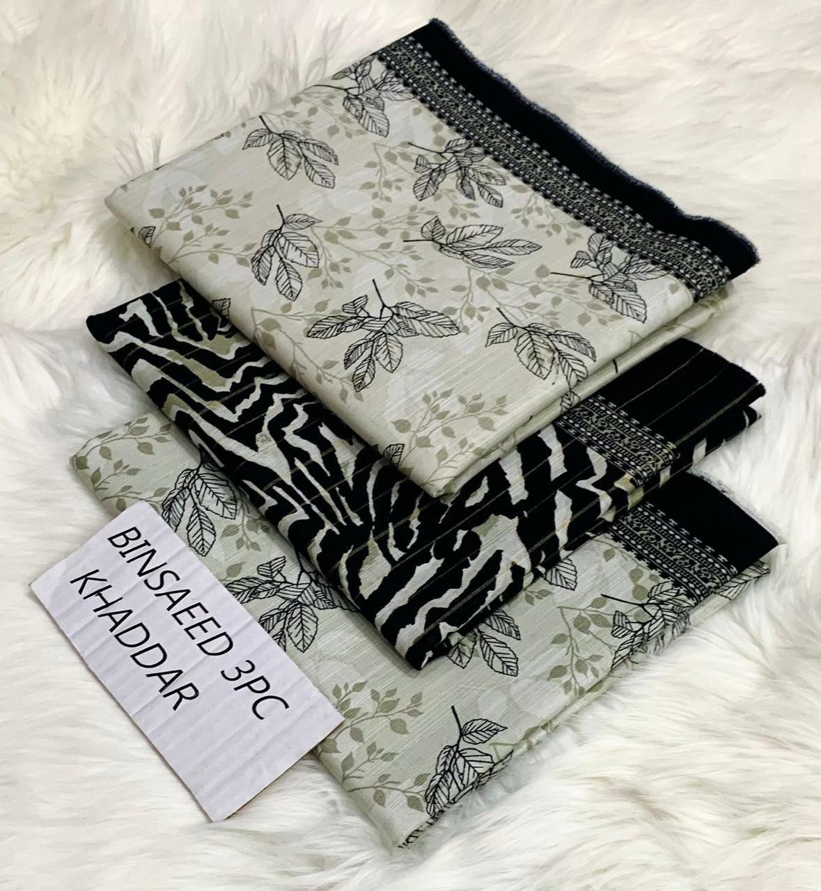 Printed 3pc Khaddar Collection