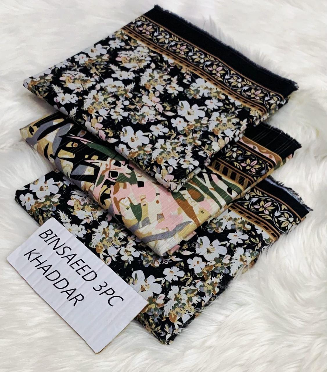 Printed 3pc Khaddar Collection