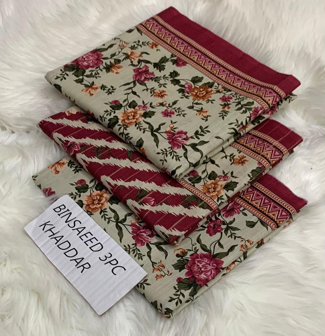 Printed 3pc Khaddar Collection