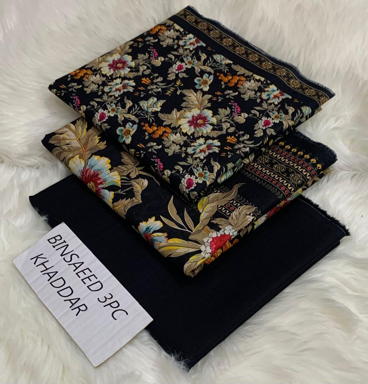 Printed 3pc Khaddar Collection
