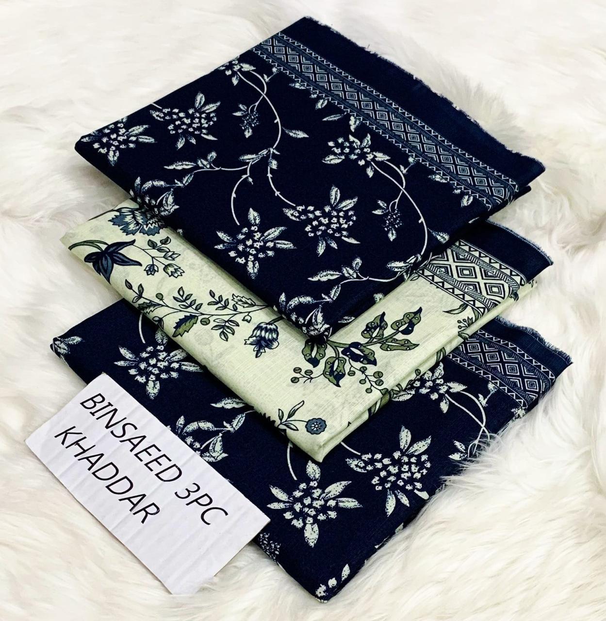 Printed 3pc Khaddar Collection