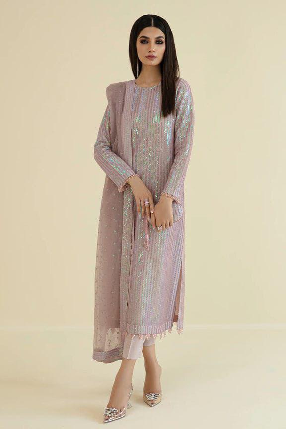 Pure Chiffon Satra Embroidery Work