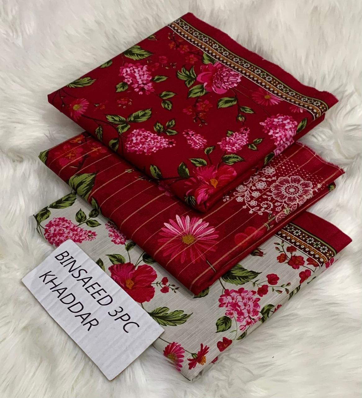 Printed 3pc Khaddar Collection