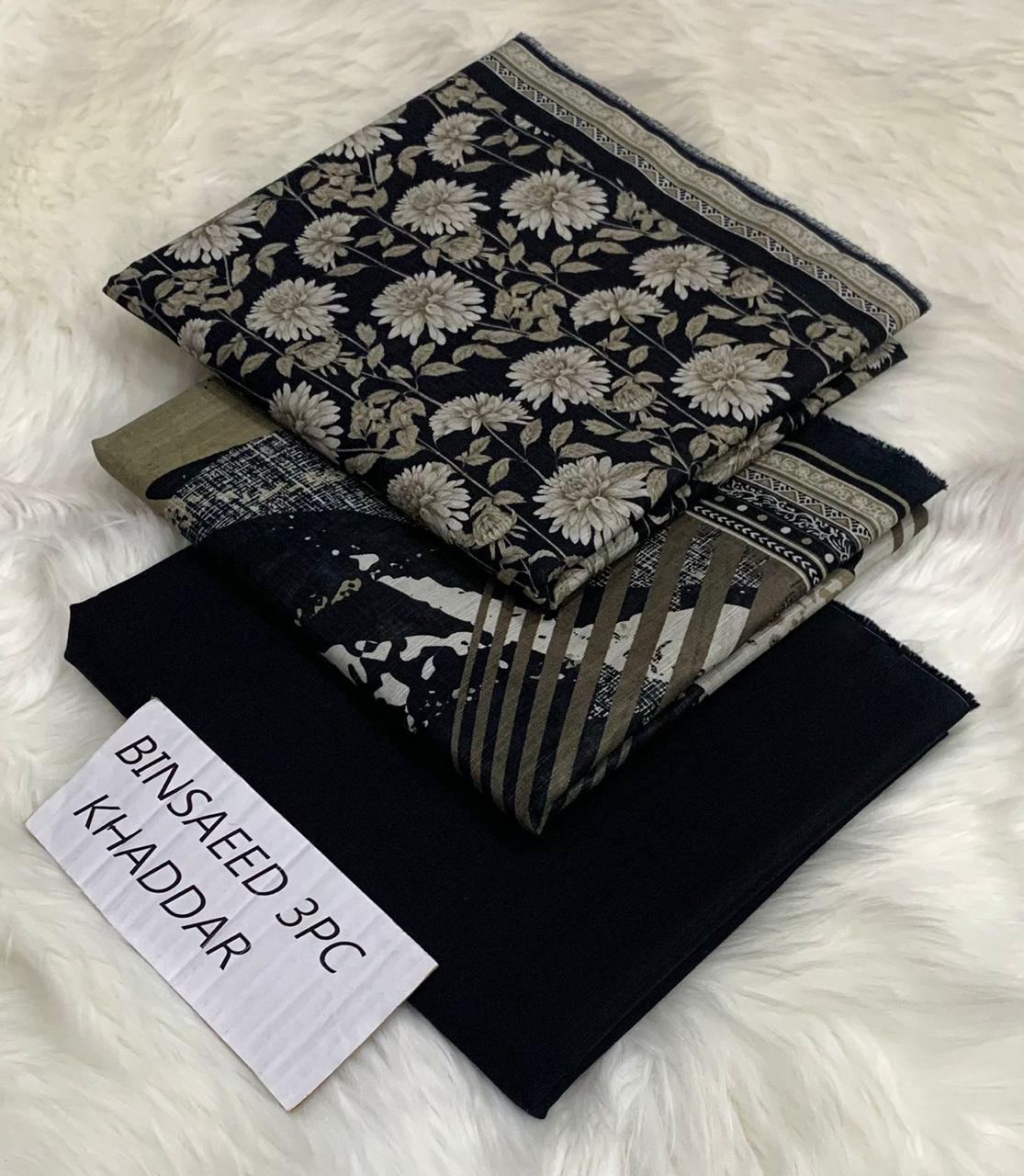 Printed 3pc Khaddar Collection