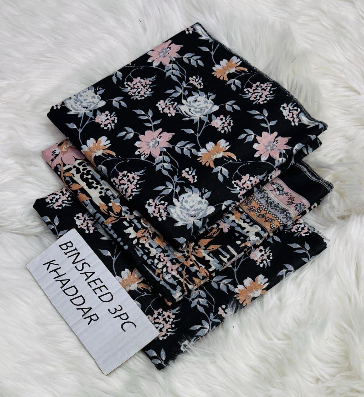 Printed 3pc Khaddar Collection