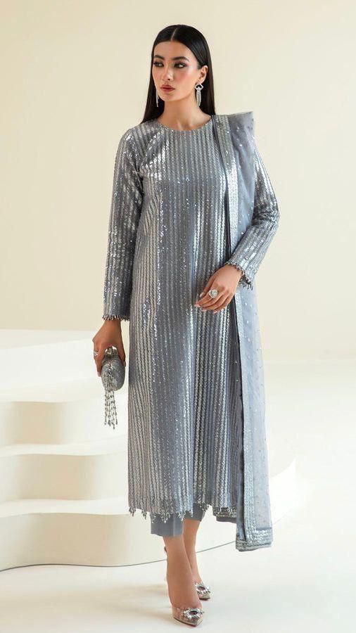 Pure Chiffon Satra Embroidery Work