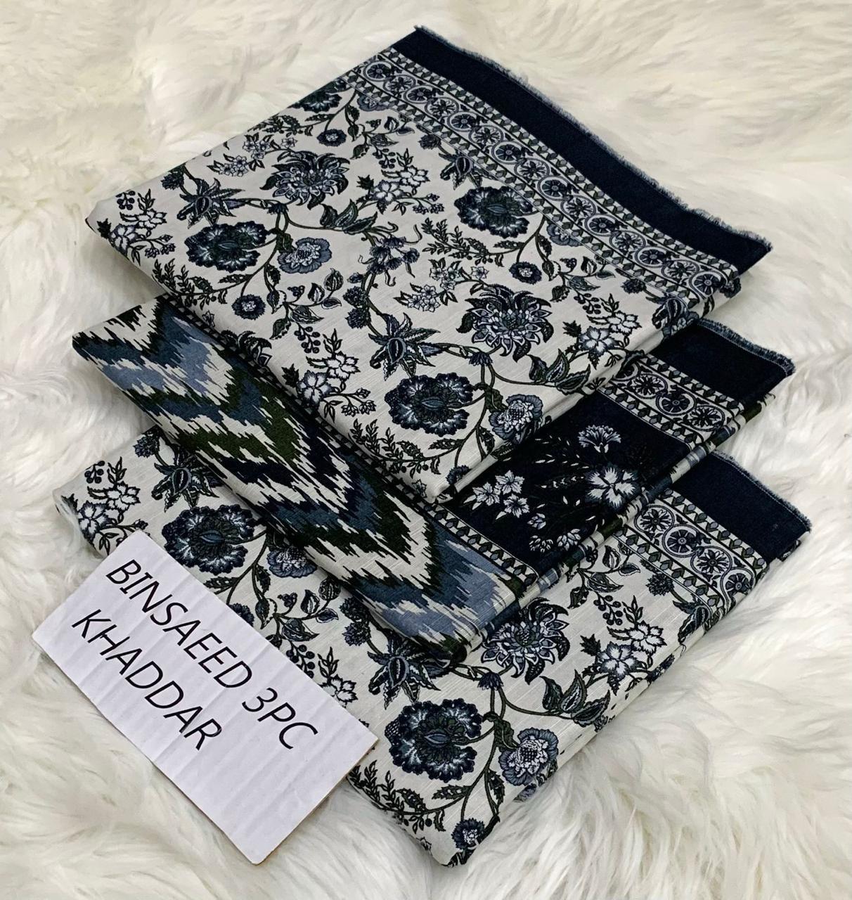 Printed 3pc Khaddar Collection