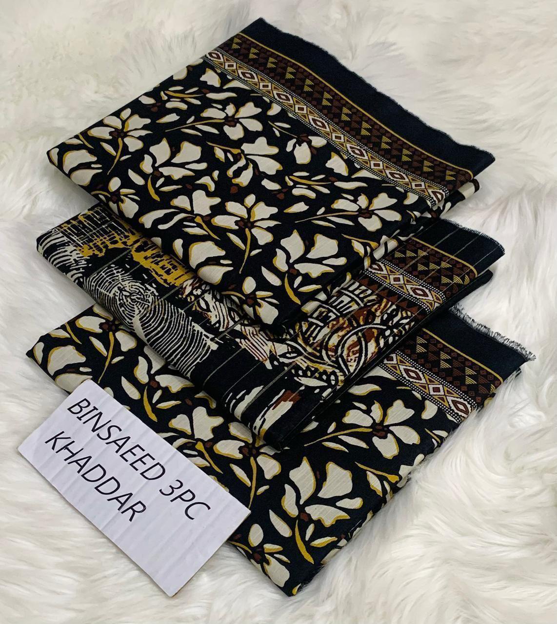 Printed 3pc Khaddar Collection
