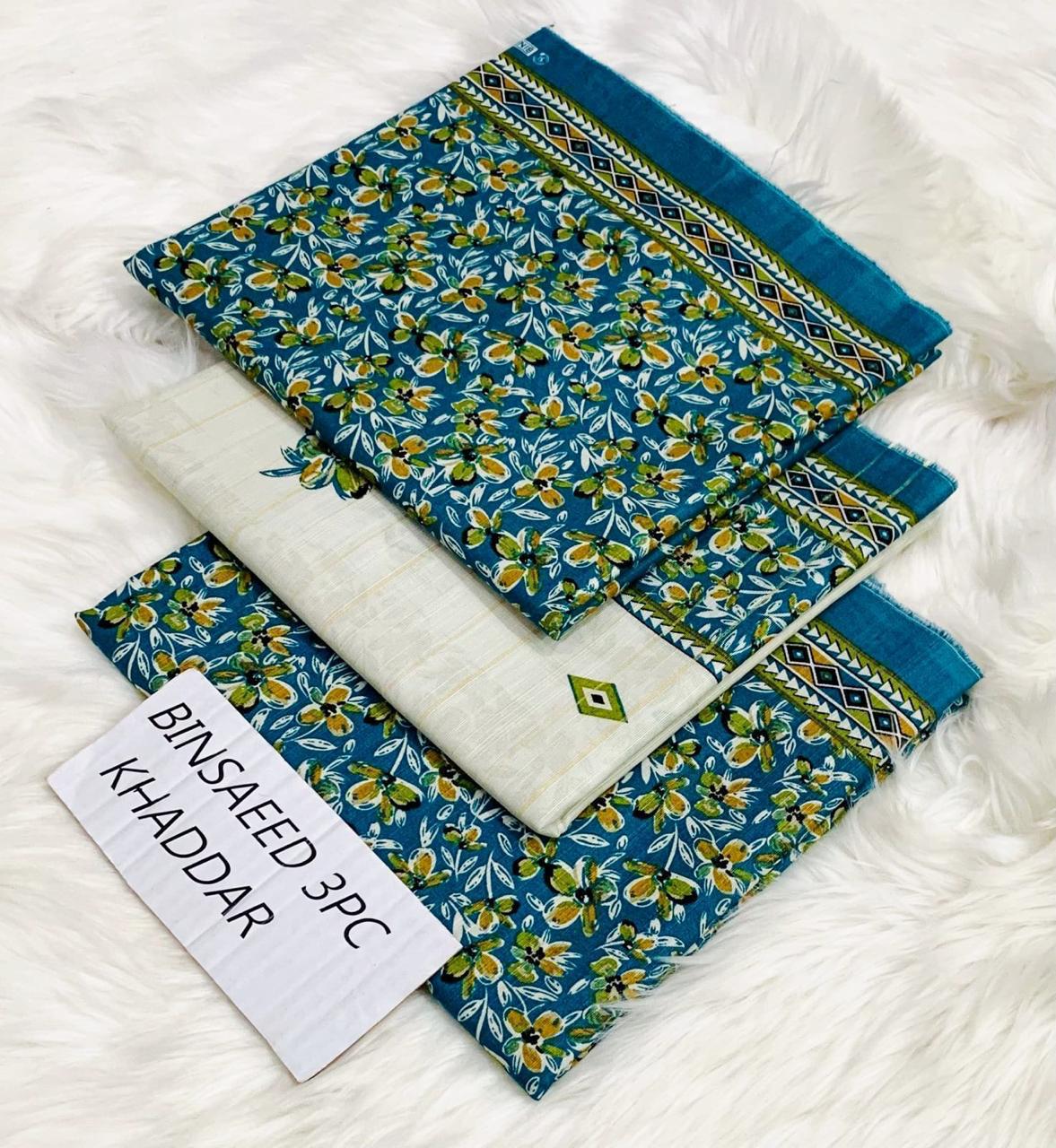 Printed 3pc Khaddar Collection