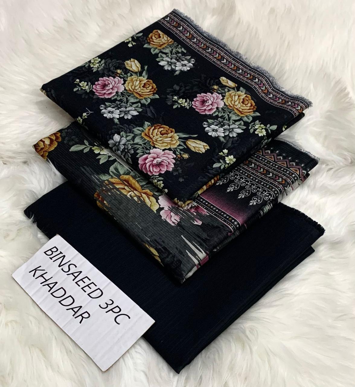 Printed 3pc Khaddar Collection