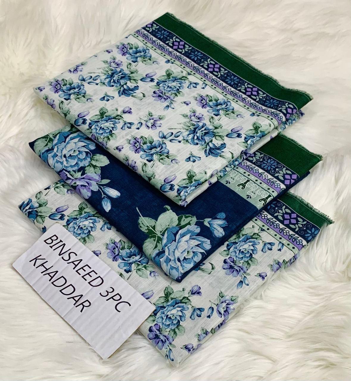Printed 3pc Khaddar Collection