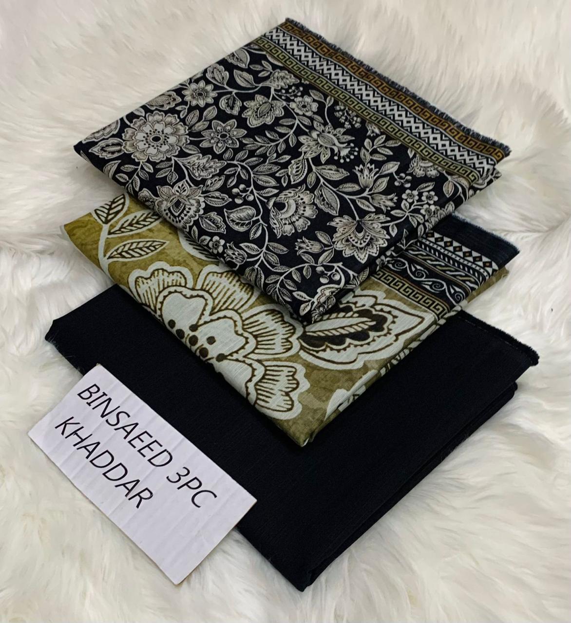 Printed 3pc Khaddar Collection