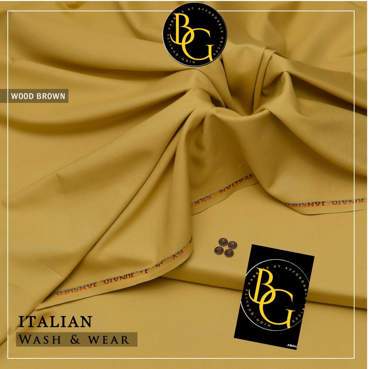 Baig G Fabric Italian Silk Washing Wear