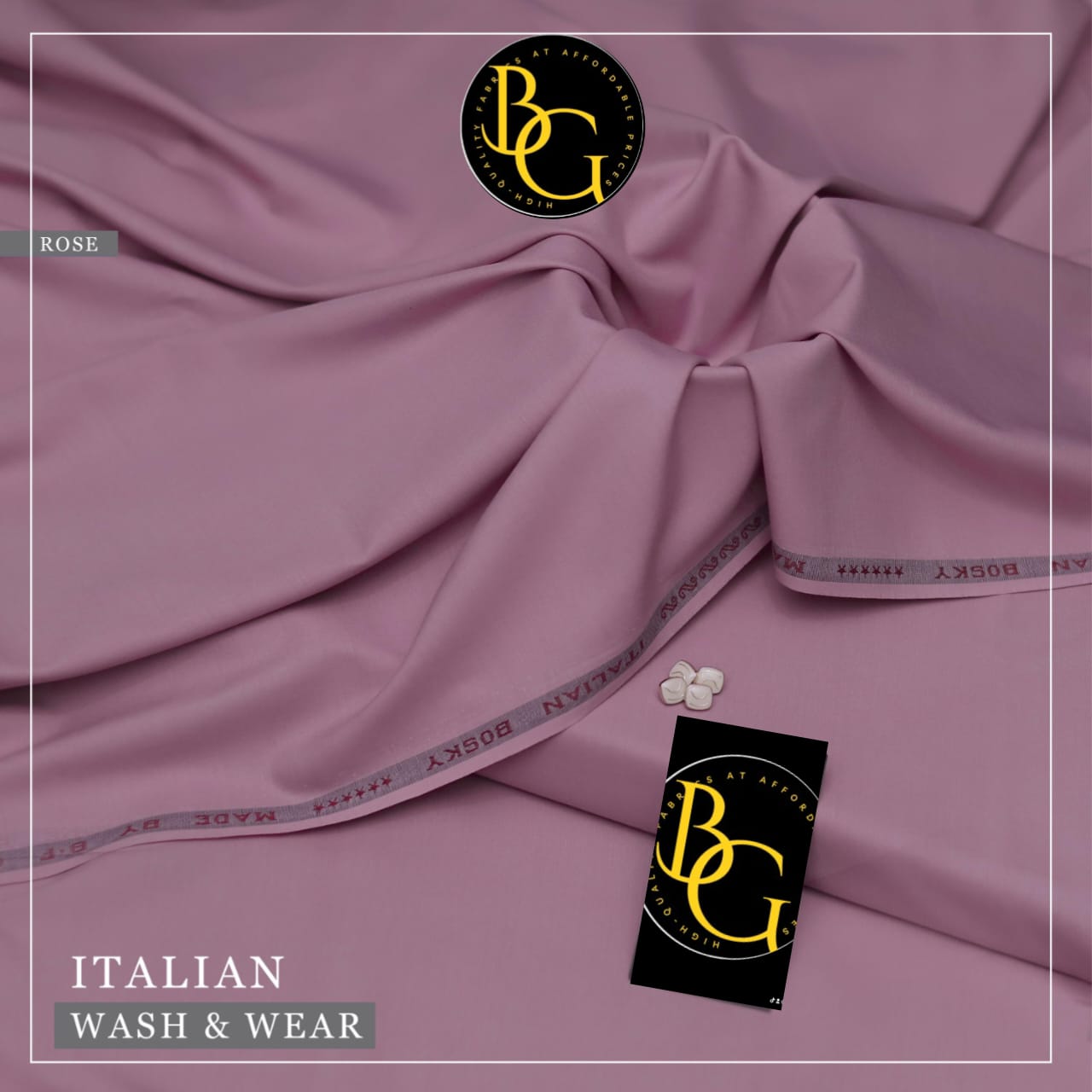 Baig G Fabric Italian Silk Washing Wear