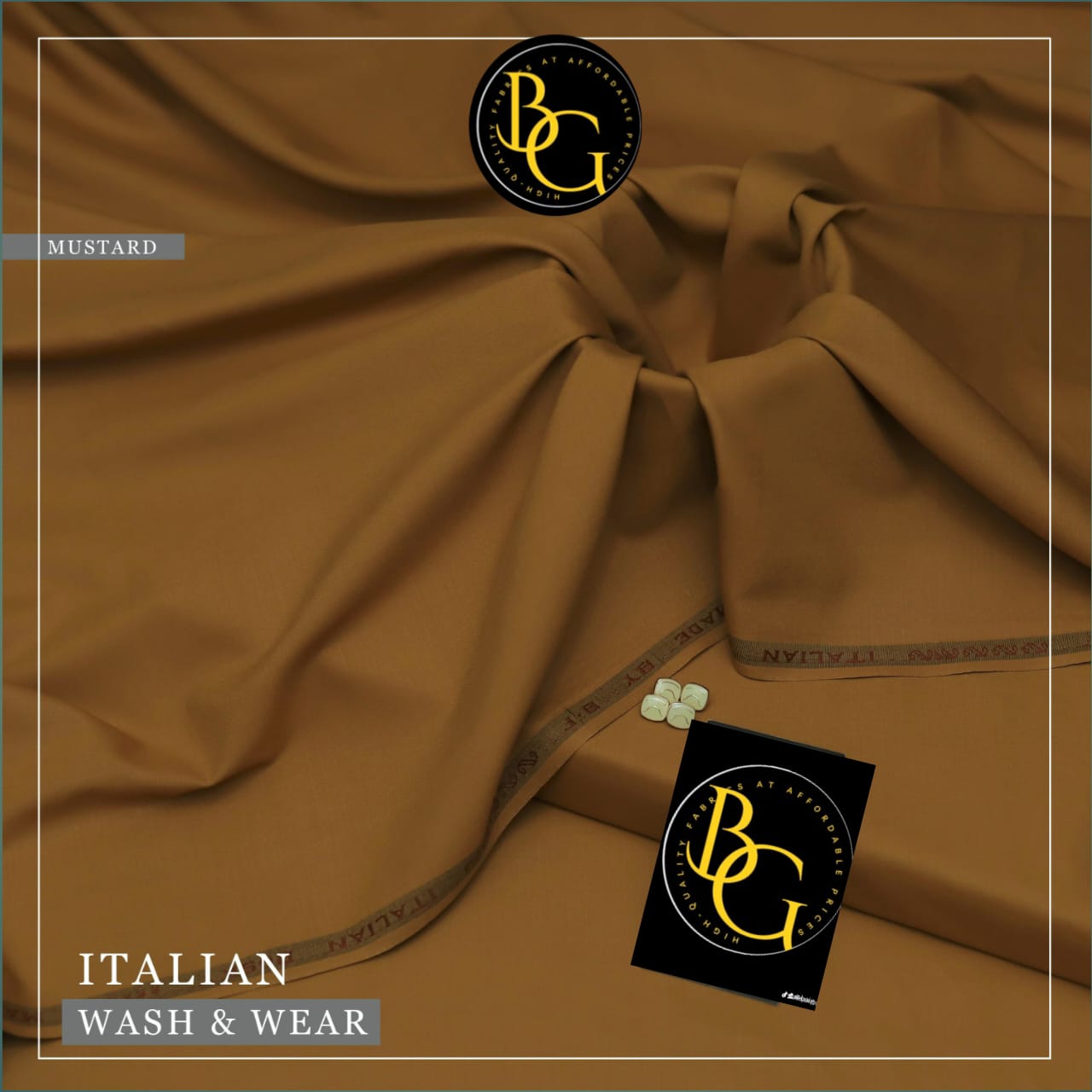 Baig G Fabric Italian Silk Washing Wear