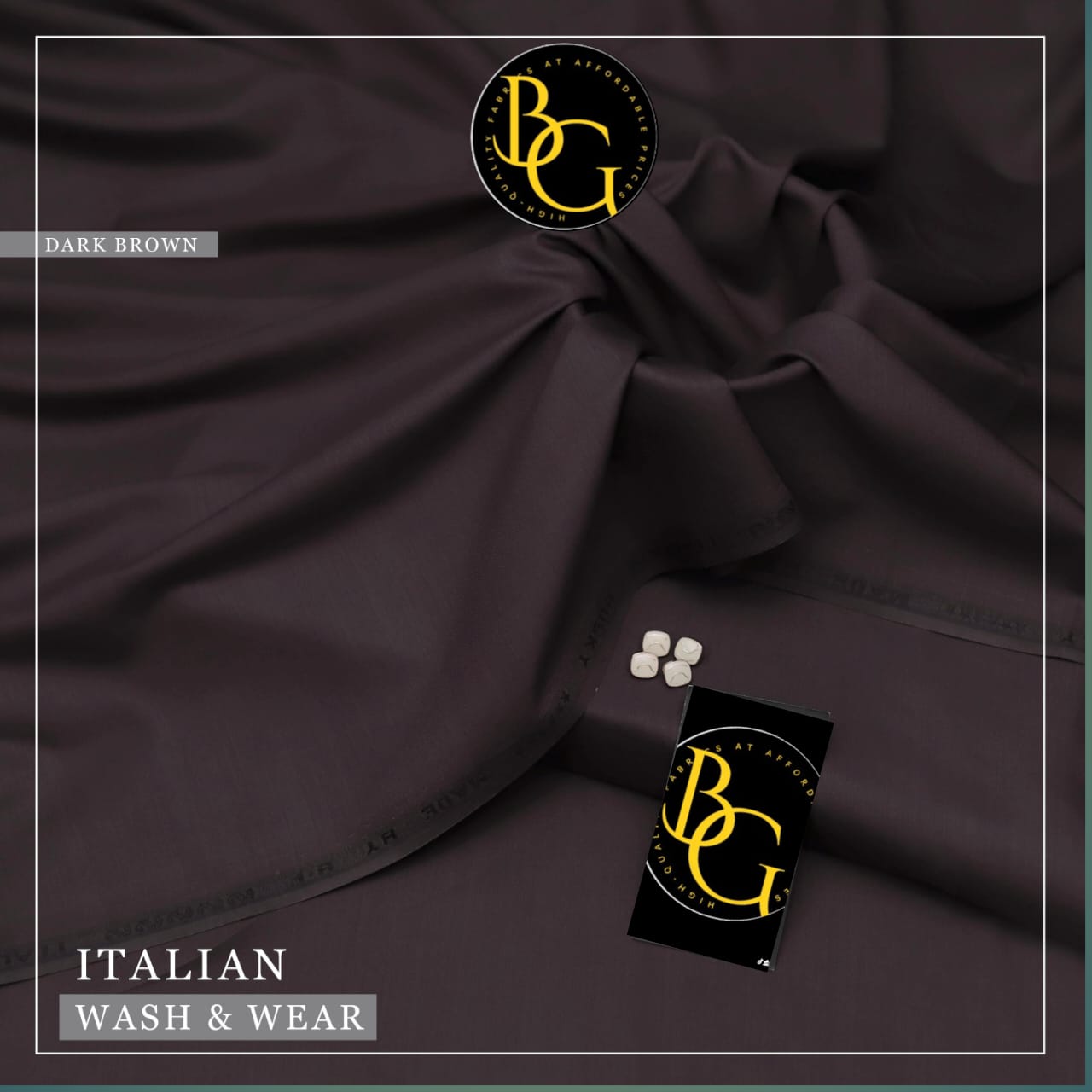 Baig G Fabric Italian Silk Washing Wear
