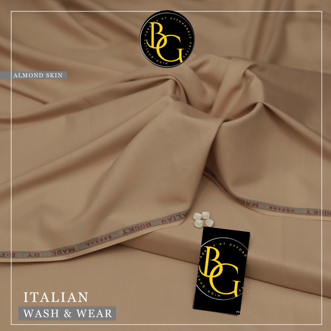 Baig G Fabric Italian Silk Washing Wear