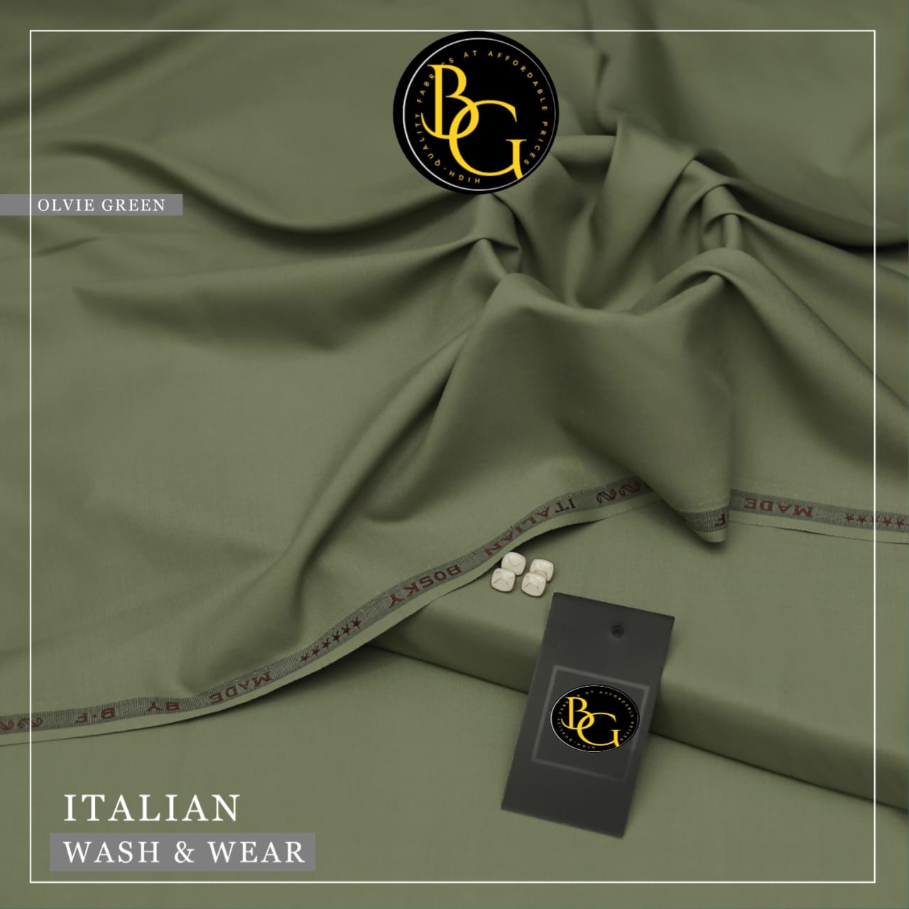 Baig G Fabric Italian Silk Washing Wear