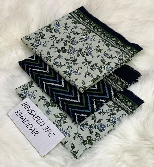 Printed 3pc Khaddar Collection